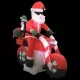 Надуваем Дядо Коледа на мотор, LED, IP44, 160 см