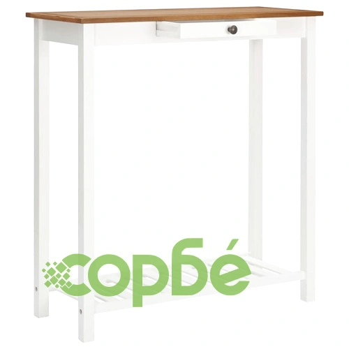 Бар маса, 100x40x110 см, дъбов масив ➤ топ цена ➤ sorbe.bg