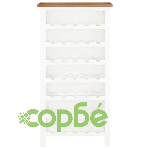 Шкаф за вино, 56x32x110 см, дъбов масив ➤ топ цена ➤ sorbe.bg