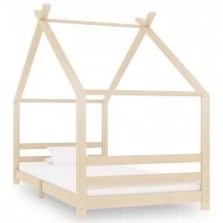 Рамка за детско легло, борово дърво масив, 90х200 см