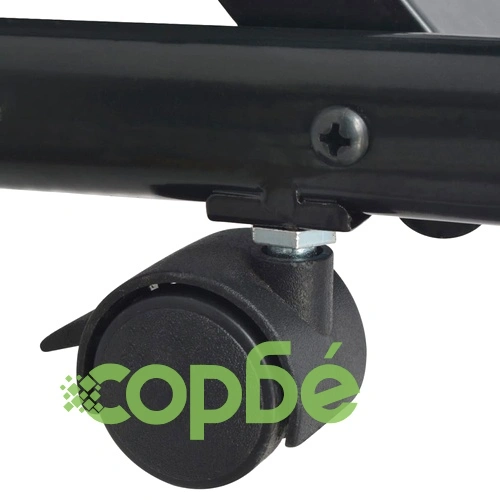 Стелаж за списания, 47,5x40x134 cм, черно и бяло, A4 ➤ топ цена ➤ sorbe.bg