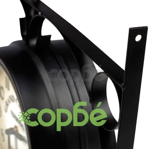 Двустранен стенен часовник, 20 см ➤ топ цена ➤ sorbe.bg