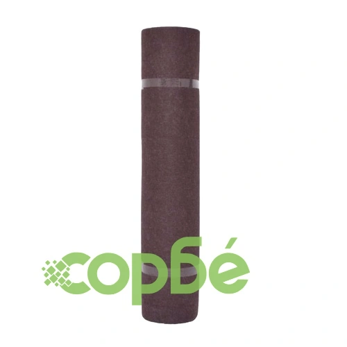Изложбен килим, 2x20 м, кафяв, на бразди ➤ топ цена ➤ sorbe.bg