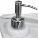 Преносима къмпинг мивка за ръце на стойка, сива, 20 л
