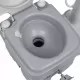 Комплект преносима къмпинг тоалетна с мивка за ръце, сива