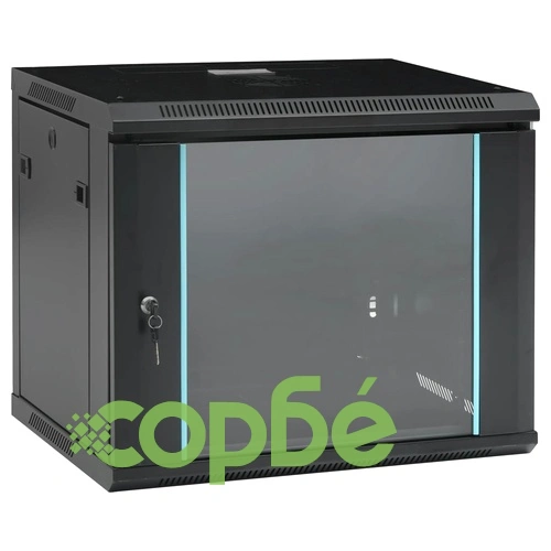 9U Сървърен шкаф за стенен монтаж, 19, IP20, 600x450x510 мм ➤ топ цена ➤ sorbe.bg