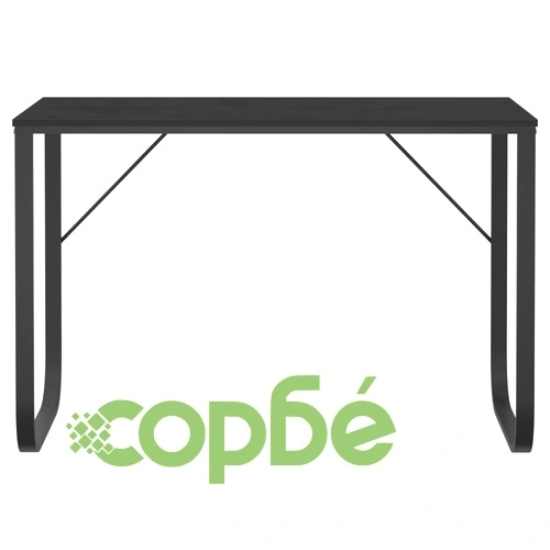 Компютърно бюро, черно, 110x60x73 см, ПДЧ ➤ топ цена ➤ sorbe.bg