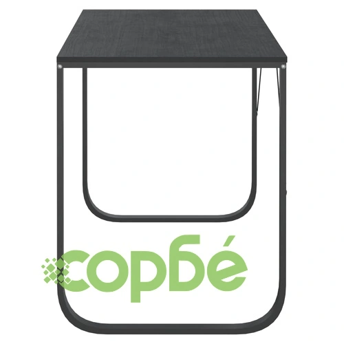 Компютърно бюро, черно, 110x60x73 см, ПДЧ ➤ топ цена ➤ sorbe.bg