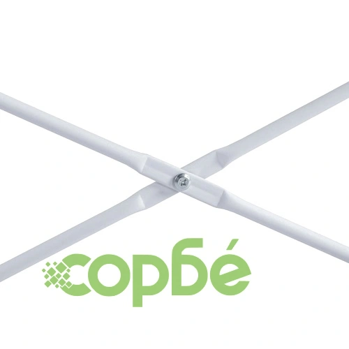 Компютърно бюро, бяло, 110x60x138 см, инженерно дърво ➤ топ цена ➤ sorbe.bg