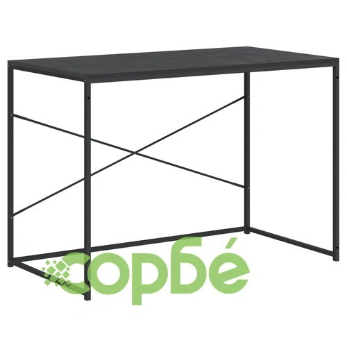 Компютърно бюро, черно, 110x60x70 см, инженерно дърво ➤ топ цена ➤ sorbe.bg