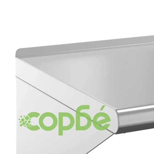 Стенен рафт, 75x30x31 см, сребрист, неръждаема стомана ➤ топ цена ➤ sorbe.bg