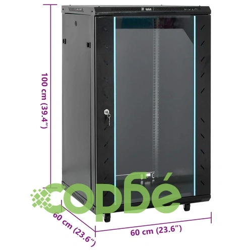 18U Сървърен шкаф с въртящи се крака 19 IP20 60x60x100 см ➤ топ цена ➤ sorbe.bg