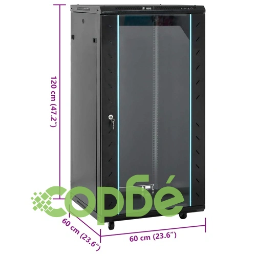 22U Сървърен шкаф с въртящи се крака 19 IP20 60x60x120 см ➤ топ цена ➤ sorbe.bg
