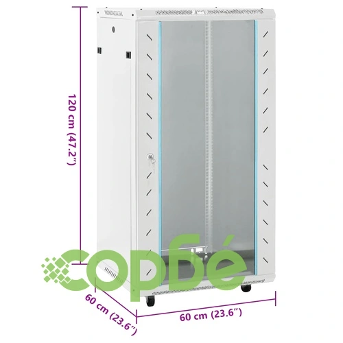 22U Сървърен шкаф с въртящи се крака 19 IP20 60x60x120 см на топ цена от sorbe.bg 22U Сървърен шкаф с въртящи се крака 19 IP20 60x60x120 см ➤ топ цена ➤ sorbe.bg