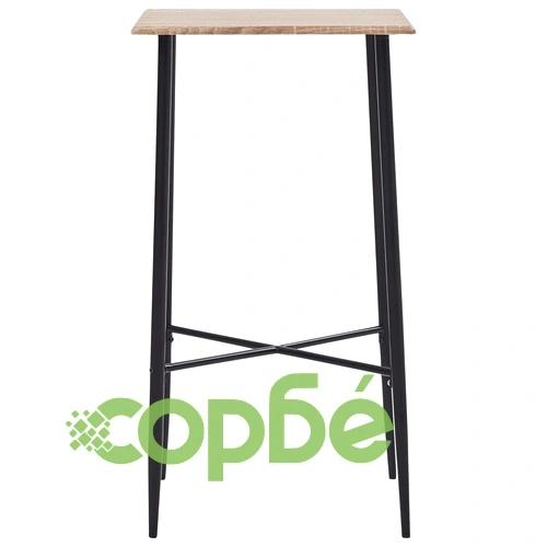 Бар комплект от 3 части, изкуствена кожа, зелен ➤ топ цена ➤ sorbe.bg