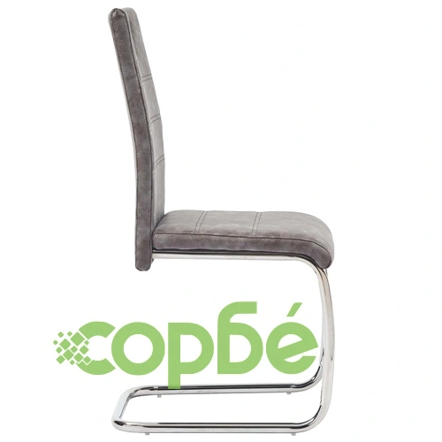 Трапезен комплект от 5 части, кафяв, изкуствена кожа ➤ топ цена ➤ sorbe.bg