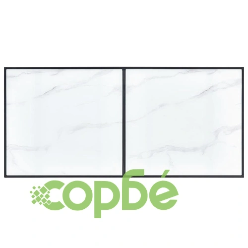 Трапезен комплект от 5 части, кремав, изкуствена кожа ➤ топ цена ➤ sorbe.bg