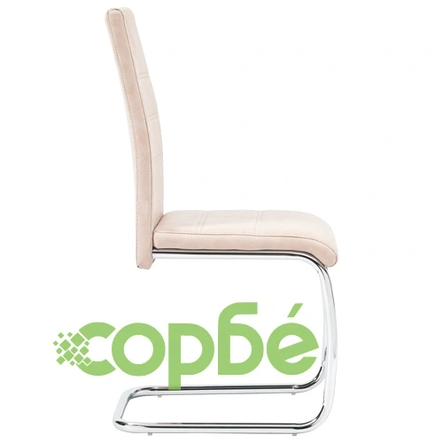 Трапезен комплект от 5 части, кремав, изкуствена кожа ➤ топ цена ➤ sorbe.bg