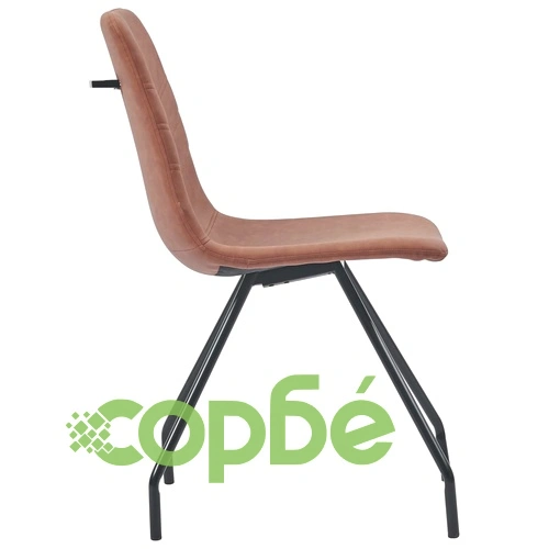 Трапезен комплект от 5 части, кафяв, изкуствена кожа ➤ топ цена ➤ sorbe.bg