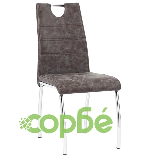 Трапезен комплект от 9 части, кафяв, изкуствена кожа ➤ топ цена ➤ sorbe.bg