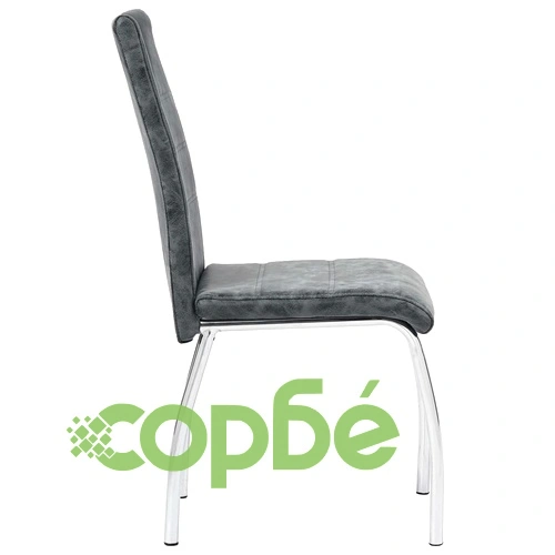 Трапезен комплект от 9 части, черен, изкуствена кожа ➤ топ цена ➤ sorbe.bg