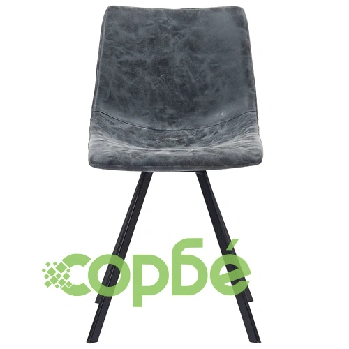 Трапезен комплект от 9 части, черен, изкуствена кожа ➤ топ цена ➤ sorbe.bg