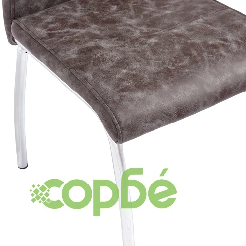 Трапезен комплект от 11 части, кафяв, изкуствена кожа ➤ топ цена ➤ sorbe.bg