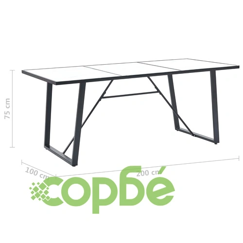 Трапезен комплект от 11 части, кафяв, изкуствена кожа ➤ топ цена ➤ sorbe.bg