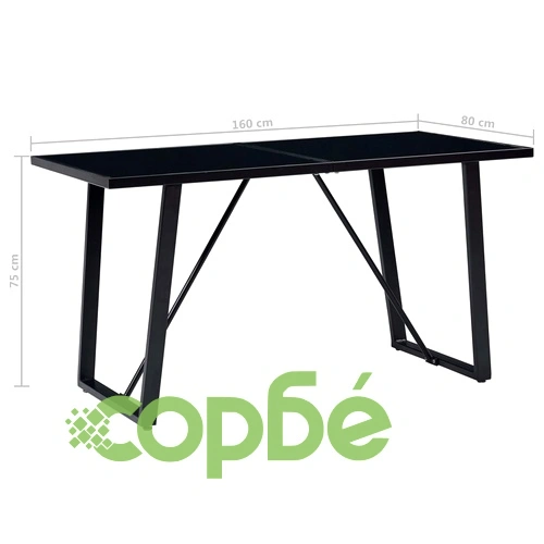 Трапезен комплект от 9 части, сив, изкуствена кожа ➤ топ цена ➤ sorbe.bg