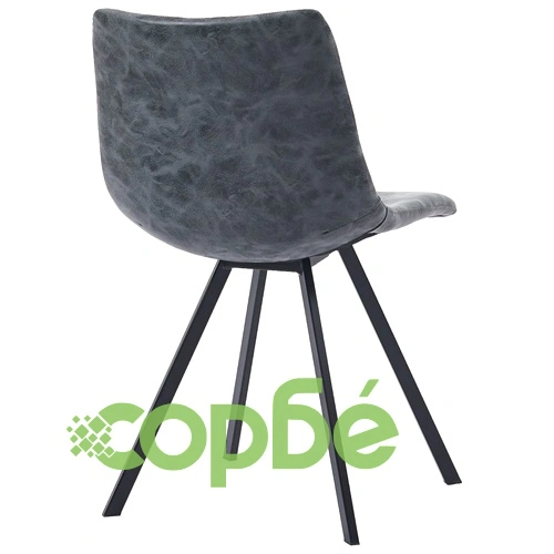 Трапезен комплект от 11 части, черен, изкуствена кожа ➤ топ цена ➤ sorbe.bg