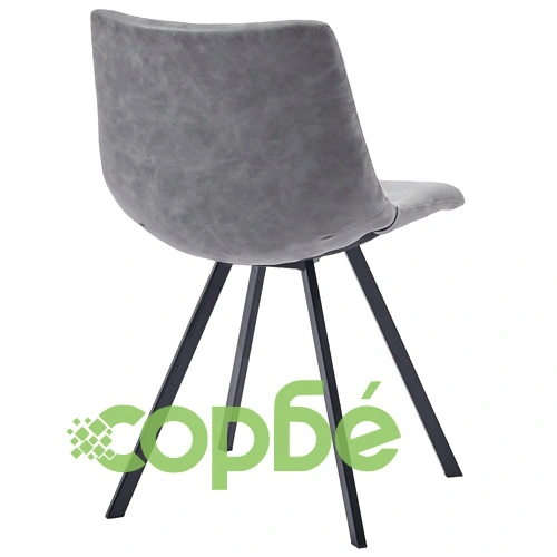 Трапезен комплект от 11 части, сив, изкуствена кожа ➤ топ цена ➤ sorbe.bg