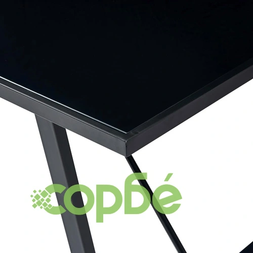 Трапезен комплект от 11 части, черен, изкуствена кожа ➤ топ цена ➤ sorbe.bg