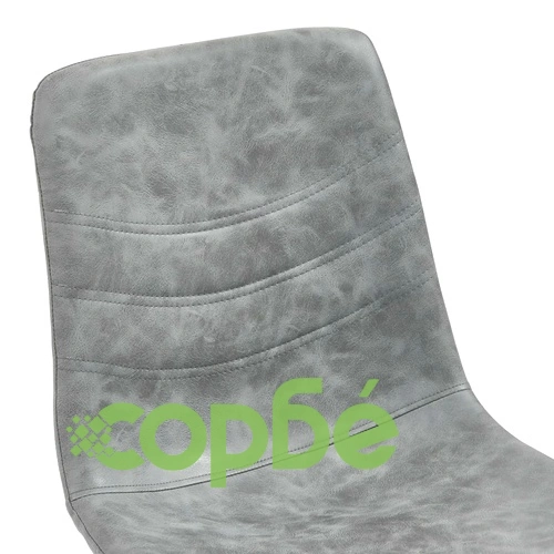 Трапезен комплект от 11 части, тъмносив, изкуствена кожа ➤ топ цена ➤ sorbe.bg