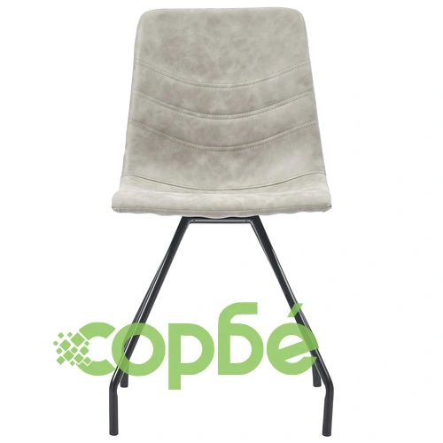 Трапезен комплект от 11 части, сив, изкуствена кожа ➤ топ цена ➤ sorbe.bg