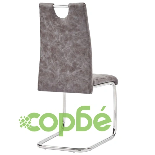 Трапезен комплект от 5 части, кафяв, изкуствена кожа ➤ топ цена ➤ sorbe.bg