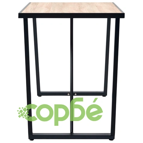 Трапезен комплект от 5 части, кафяв, изкуствена кожа ➤ топ цена ➤ sorbe.bg