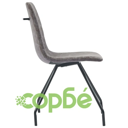 Трапезен комплект от 9 части, тъмнокафяв, изкуствена кожа ➤ топ цена ➤ sorbe.bg