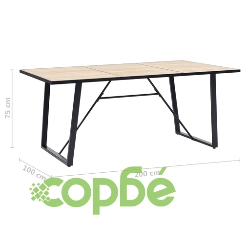 Трапезен комплект от 11 части, светлосив, изкуствена кожа ➤ топ цена ➤ sorbe.bg