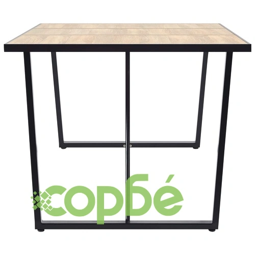 Трапезен комплект от 11 части, тъмнокафяв, изкуствена кожа ➤ топ цена ➤ sorbe.bg