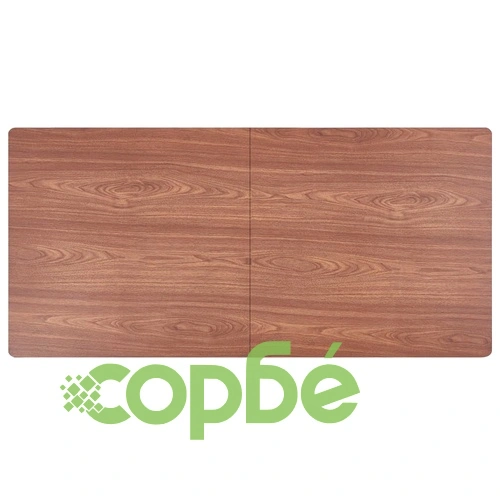 Трапезен комплект от 5 части, коняк, изкуствена кожа ➤ топ цена ➤ sorbe.bg