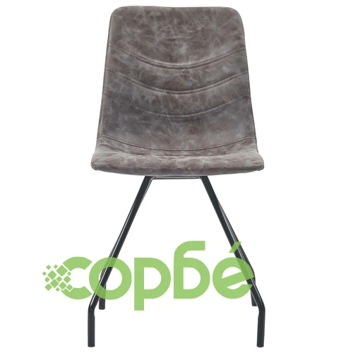 Трапезен комплект от 9 части, тъмнокафяв, изкуствена кожа ➤ топ цена ➤ sorbe.bg