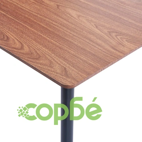 Трапезен комплект от 9 части, сив, изкуствена кожа ➤ топ цена ➤ sorbe.bg