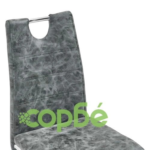 Трапезен комплект от 11 части, черен, изкуствена кожа ➤ топ цена ➤ sorbe.bg