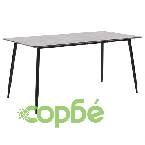 Трапезен комплект от 9 части, коняк, изкуствена кожа ➤ топ цена ➤ sorbe.bg