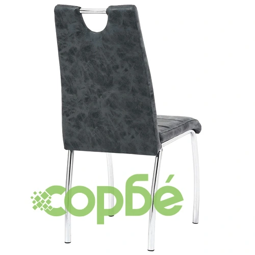 Трапезен комплект от 11 части, черен, изкуствена кожа ➤ топ цена ➤ sorbe.bg