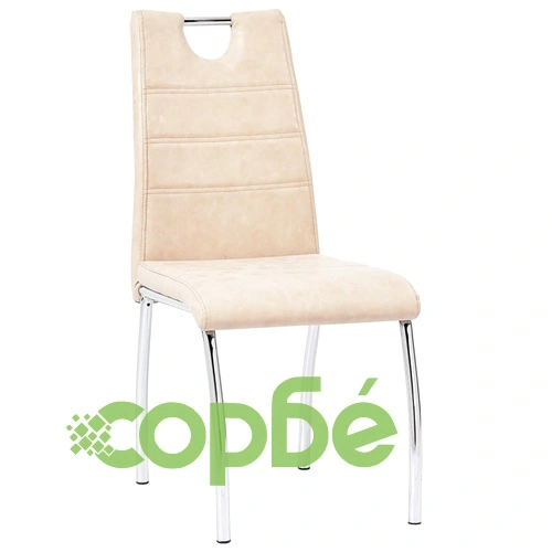 Трапезен комплект от 11 части, кремав, изкуствена кожа ➤ топ цена ➤ sorbe.bg