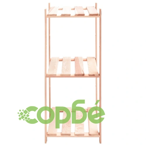 3-етажни стелажи, 10 бр, 60x38x90 см, бор масив, 150 кг ➤ топ цена ➤ sorbe.bg