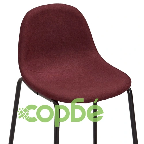 Бар комплект от 5 части, виненочервен текстил ➤ топ цена ➤ sorbe.bg