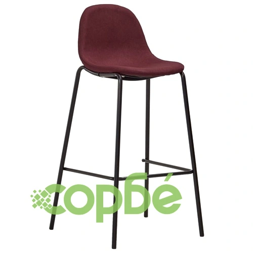 Бар комплект от 5 части, виненочервен текстил ➤ топ цена ➤ sorbe.bg