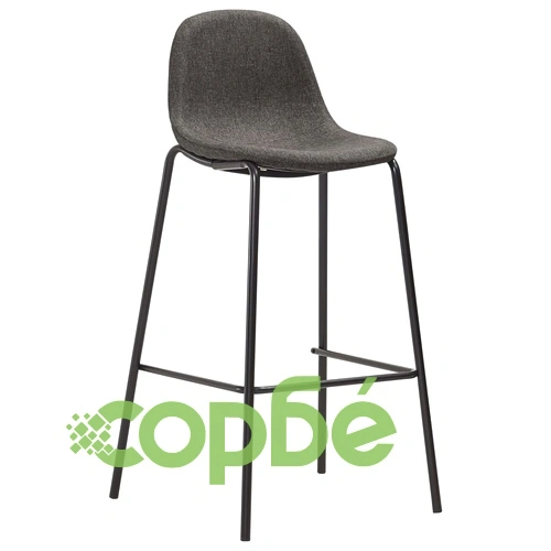 Бар комплект от 5 части, текстил, тъмносив ➤ топ цена ➤ sorbe.bg